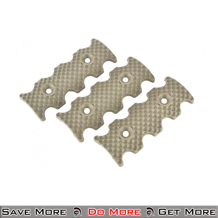 PTS Centurion Arms Rail Cover Set 3pc - Tan for Airsoft
