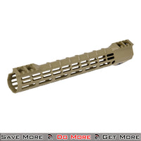 12'' Airsoft M-Lok Ultralight Rail System For M4 / M16 Airsoft AEG Rifles (Matte Tan)