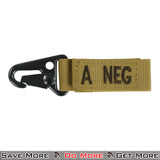 Condor Blood Type Key Chain ( 4 Pcs / Pack ) - ModernAirsoft