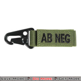 Condor Blood Type Key Chain ( 4 Pcs / Pack ) - ModernAirsoft