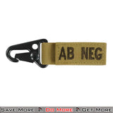 Condor Blood Type Key Chain ( 4 Pcs / Pack ) - ModernAirsoft