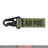 Condor Blood Type Key Chain ( 4 Pcs / Pack ) - ModernAirsoft