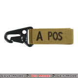 Condor Blood Type Key Chain ( 4 Pcs / Pack ) - ModernAirsoft