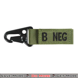 Condor Blood Type Key Chain ( 4 Pcs / Pack ) - ModernAirsoft