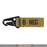 Condor Blood Type Key Chain ( 4 Pcs / Pack ) - ModernAirsoft