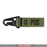 Condor Blood Type Key Chain ( 4 Pcs / Pack ) - ModernAirsoft