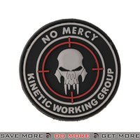 Lancer Tactical Velcro Morale Patch AC-110E - PVC No Mercy KWG Patch- ModernAirsoft.com