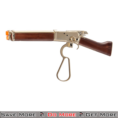 A&K M1873 Gold Mares Leg Airsoft Gas Blowback Rifle Gun Left Lever Open