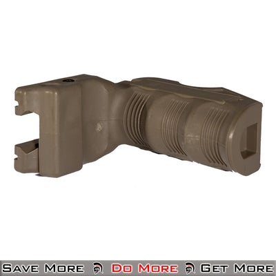 AMA Tactical Airsoft M4 Magwell Grip W/ Slot Tag on Ground