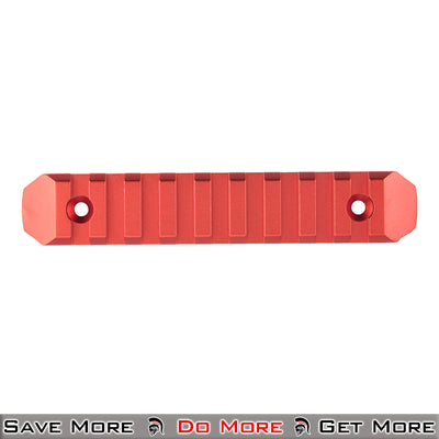Atlas Custom Works 9-Slot Picatinny Rail Segment Top Down View