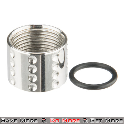 Atlas Custom Works Metal -14mm CCW Thread Protector Top View