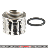 Atlas Custom Works Metal -14mm Thread Protector (Silver) Top View
