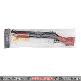 Faux Wood Pump Action Tactical Airsoft Spring Shotgun Left Bag