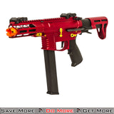Classic Army Automatic Electric Airsoft Gun AEG Rifle Red Angle Left