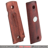DB-1911-3 M1911 Dark Wood Airsoft Pistol Grip Plates Handle Interior