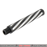 Lancer Tactical Spiral Barrel Extension for Airsoft Angle Other Way