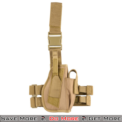 Lancer Tactical Belt Mounted Airsoft Pistol Holster Tan Front