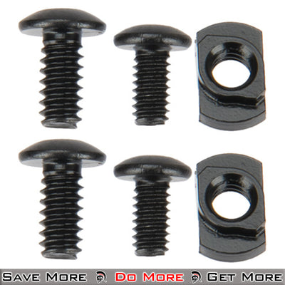 M-lok Rail Segments for Airsoft M-Lok to Picatinny Attachment Screws
