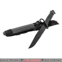 M10 Dummy Bayonet W/ Blade Cover for Airsoft Rifles Black