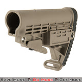Ranger Armory Mil-Spec Stock (Tan) for Airsoft M4 Left Angle