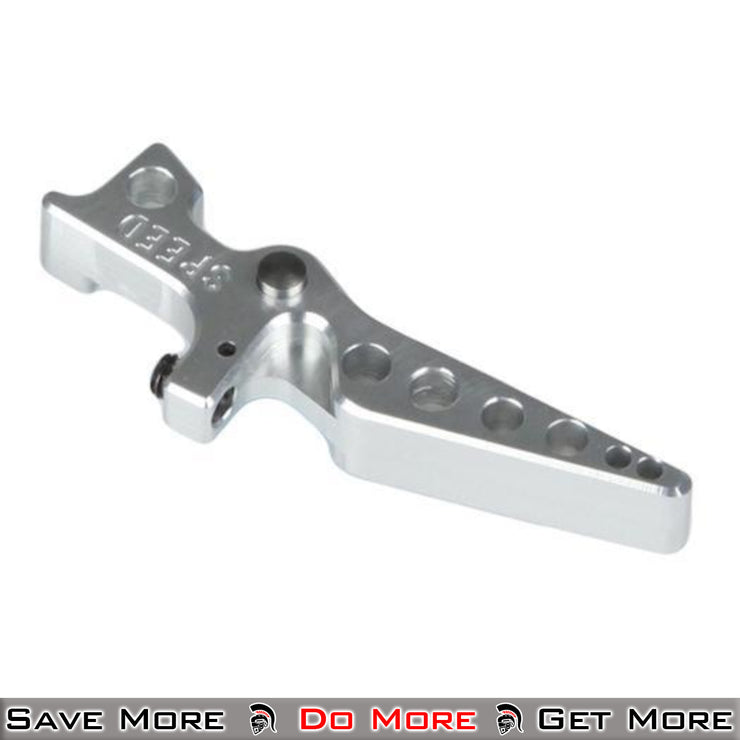 SPEED AEG Blade Trigger for Airsoft M4 / M16 Silver