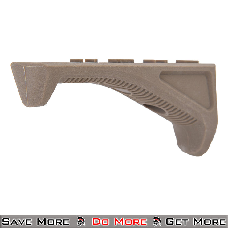 UK Arms Angled Foregrip - Dark Earth Airsoft Picatinny Front Angle
