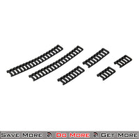 UK Arms 20mm Rail Panel Set Of 6 -Airsoft Picatinny Rail