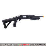 A&K Pump Airsoft Spring Shotgun W/ Adjustable Stock Right Angle