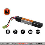 Valken 11.1v 1200mAh 30C Stick Battery for Airsoft Guns Battery