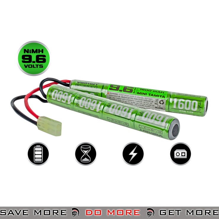 9.6V 1600mAh Split Type Battery Airsoft Electric Guns