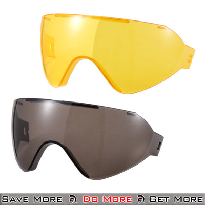 WoSport Full Face Airsoft Safety Mask - Eye Protection Goggle Colors