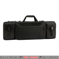 Guawin Laser Cut 42'' Rifle Bag (Black) Tactical MOLLE Bag for Outdoor Use